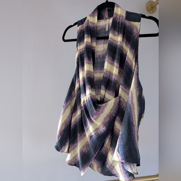 Free People - Draped Purple Ombre Tank - Picture 4 of 7